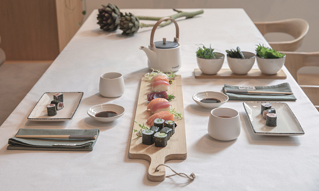 Набор посуды для суши Ukiyo, 2 шт. с логотипом в Нефтекамске заказать по выгодной цене в кибермаркете AvroraStore