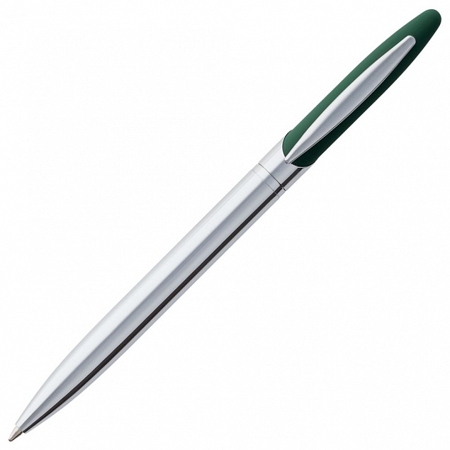 Ручка шариковая Dagger Soft Touch, зеленая с логотипом в Нефтекамске заказать по выгодной цене в кибермаркете AvroraStore