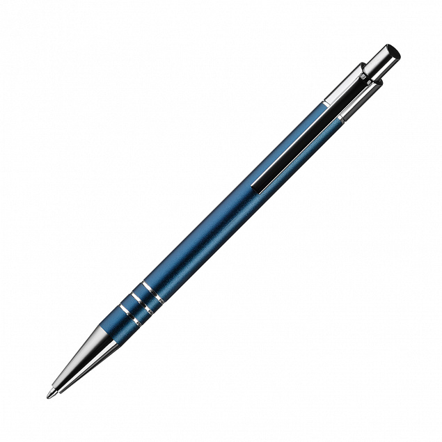Шариковая ручка City, синяя с логотипом в Нефтекамске заказать по выгодной цене в кибермаркете AvroraStore