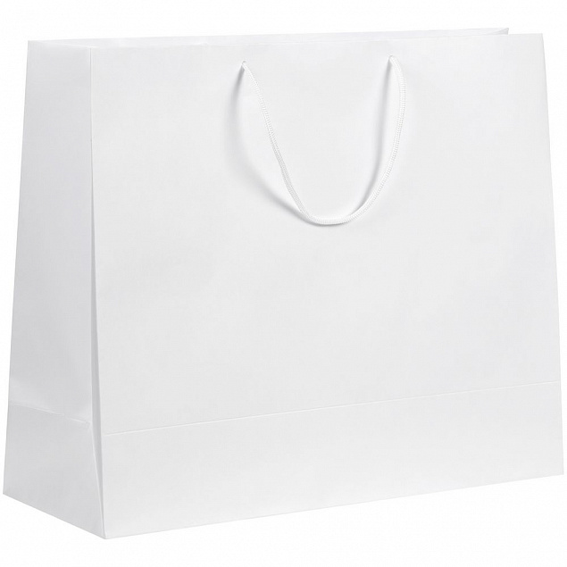 Пакет «Крафт», белый, L с логотипом в Нефтекамске заказать по выгодной цене в кибермаркете AvroraStore