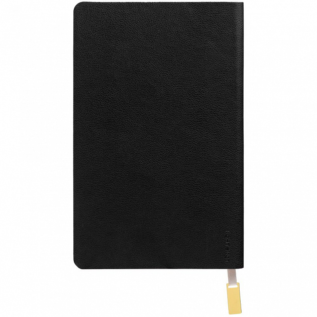 Ежедневник Petrus, недатированный, черный с логотипом в Нефтекамске заказать по выгодной цене в кибермаркете AvroraStore