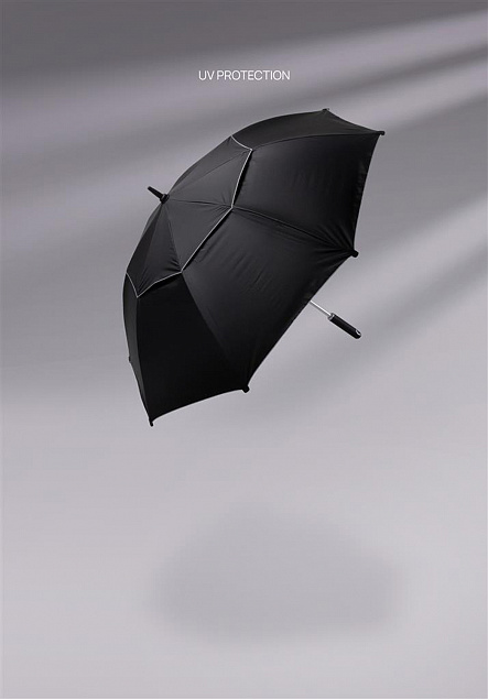 Зонт-трость антишторм Hurricane Aware™, d120 см с логотипом в Нефтекамске заказать по выгодной цене в кибермаркете AvroraStore