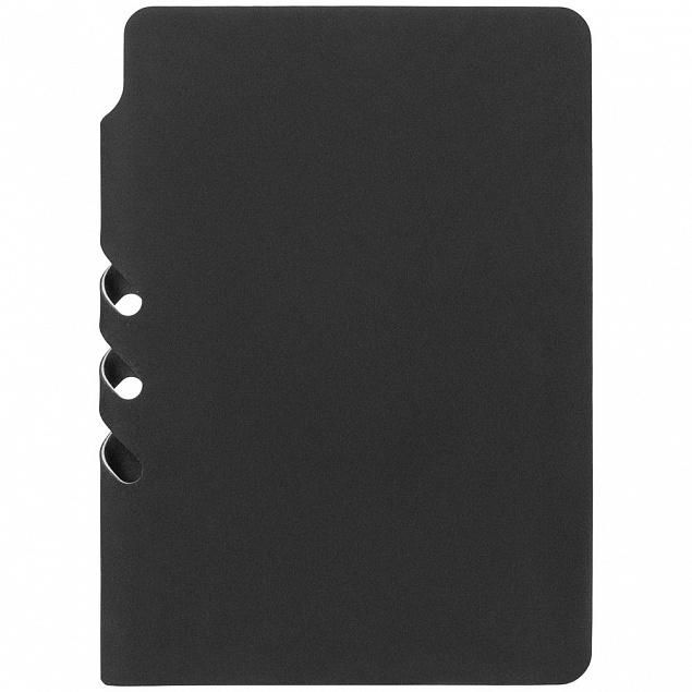 Ежедневник Flexpen Mini, недатированный, черный с логотипом в Нефтекамске заказать по выгодной цене в кибермаркете AvroraStore