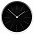 Часы настенные Berne, черные с логотипом в Нефтекамске заказать по выгодной цене в кибермаркете AvroraStore