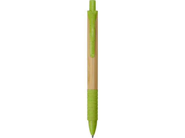 Ручка из бамбука и переработанной пшеницы шариковая «Nara» с логотипом в Нефтекамске заказать по выгодной цене в кибермаркете AvroraStore