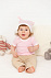 Футболка детская с коротким рукавом Baby Prime, розовая с молочно-белым с логотипом в Нефтекамске заказать по выгодной цене в кибермаркете AvroraStore
