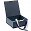 Коробка на лентах Tie Up, малая, серебристая с логотипом в Нефтекамске заказать по выгодной цене в кибермаркете AvroraStore