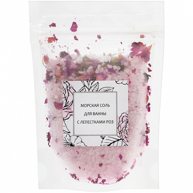 Соль для ванны Feeria, с розой с логотипом в Нефтекамске заказать по выгодной цене в кибермаркете AvroraStore