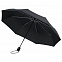 Зонт складной ARE-AOC, черный с логотипом в Нефтекамске заказать по выгодной цене в кибермаркете AvroraStore