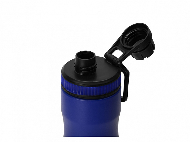 Бутылка для воды Supply Waterline, нерж сталь, 850 мл, синий с логотипом в Нефтекамске заказать по выгодной цене в кибермаркете AvroraStore