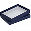 Коробка Slender, большая, синяя с логотипом в Нефтекамске заказать по выгодной цене в кибермаркете AvroraStore