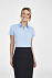 Рубашка женская с коротким рукавом EXCESS, голубая с логотипом в Нефтекамске заказать по выгодной цене в кибермаркете AvroraStore