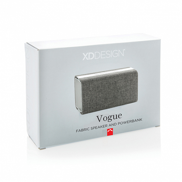 Колонка с зарядным устройством Vogue  с логотипом в Нефтекамске заказать по выгодной цене в кибермаркете AvroraStore