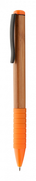 Эко ручка, оранжевая с логотипом в Нефтекамске заказать по выгодной цене в кибермаркете AvroraStore