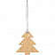 Деревянная подвеска Christmate, елочка с логотипом в Нефтекамске заказать по выгодной цене в кибермаркете AvroraStore