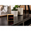 Бамбуковые настольные часы с будильником с логотипом в Нефтекамске заказать по выгодной цене в кибермаркете AvroraStore