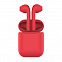 Наушники беспроводные с зарядным боксом TWS AIR SOFT, цвет красный  с логотипом в Нефтекамске заказать по выгодной цене в кибермаркете AvroraStore