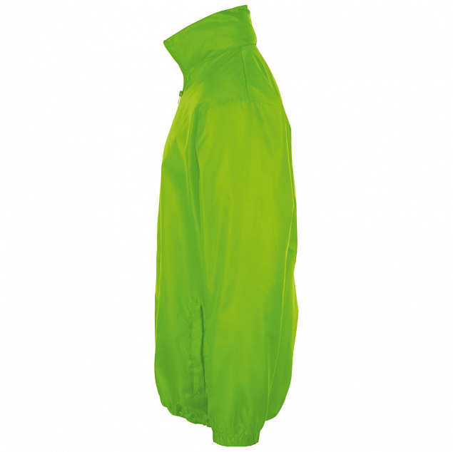 Ветровка унисекс SHIFT, зеленое яблоко с логотипом в Нефтекамске заказать по выгодной цене в кибермаркете AvroraStore