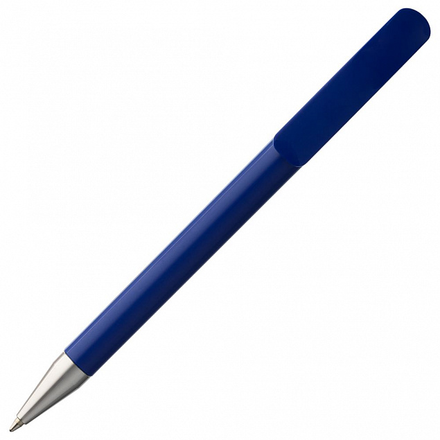 Ручка шариковая Prodir DS3 TPC, синяя с логотипом в Нефтекамске заказать по выгодной цене в кибермаркете AvroraStore