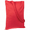Холщовая сумка Basic 105, красная с логотипом в Нефтекамске заказать по выгодной цене в кибермаркете AvroraStore