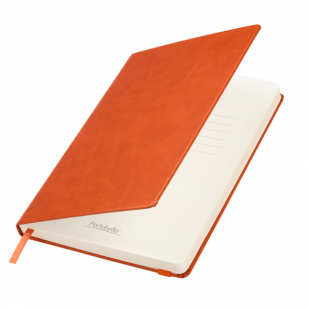 Ежедневник недатированный Portland Btobook, оранжевый (без упаковки, без стикера) с логотипом в Нефтекамске заказать по выгодной цене в кибермаркете AvroraStore