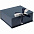 Коробка на лентах Tie Up, малая, синяя с логотипом в Нефтекамске заказать по выгодной цене в кибермаркете AvroraStore