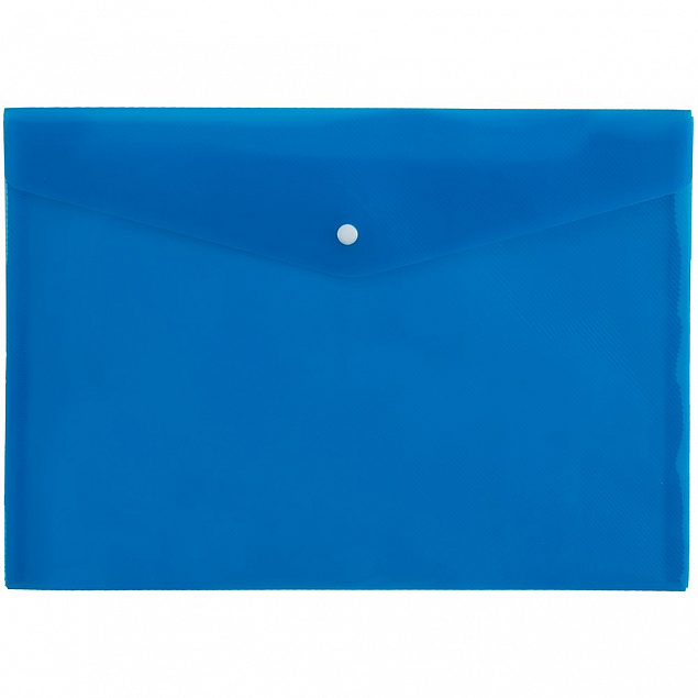 Папка-конверт Expert, синяя с логотипом в Нефтекамске заказать по выгодной цене в кибермаркете AvroraStore