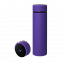 Термос Reactor софт-тач с датчиком температуры (фиолетовый) с логотипом в Нефтекамске заказать по выгодной цене в кибермаркете AvroraStore