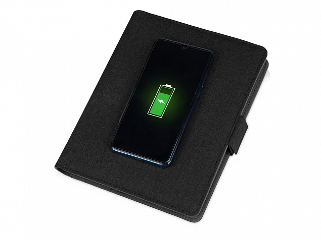 Органайзер с беспроводной зарядкой «Powernote», 5000 mAh с логотипом в Нефтекамске заказать по выгодной цене в кибермаркете AvroraStore