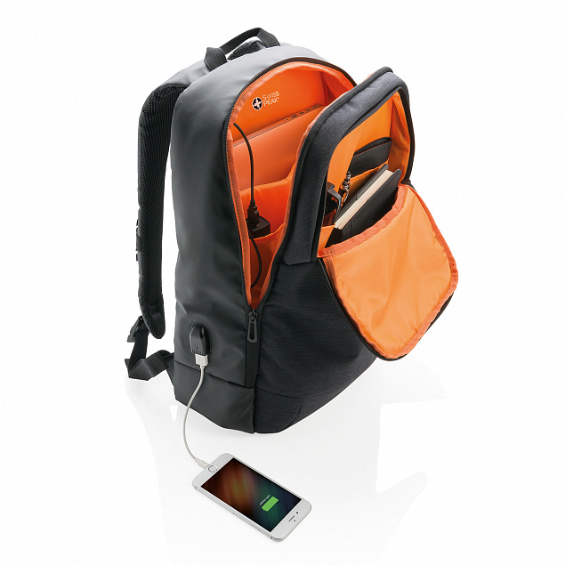 Рюкзак Swiss Peak для ноутбука 15" с логотипом в Нефтекамске заказать по выгодной цене в кибермаркете AvroraStore