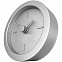 Часы настольные Bronco Sparky, серебристые с логотипом в Нефтекамске заказать по выгодной цене в кибермаркете AvroraStore