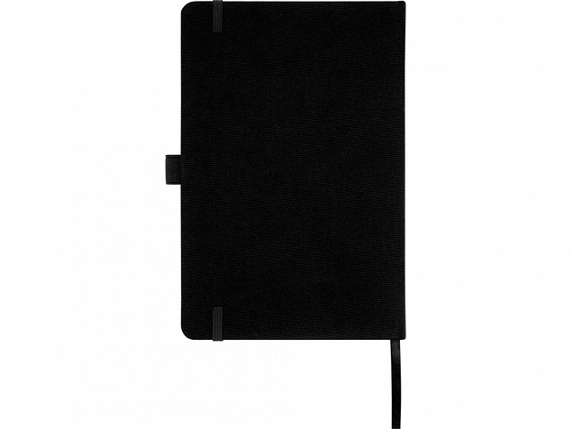 Блокнот Honua форматом A5 из переработанной бумаги с обложкой из переработанного ПЭТ, черный с логотипом в Нефтекамске заказать по выгодной цене в кибермаркете AvroraStore