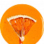 Леденец Lollifruit, оранжевый с апельсином с логотипом в Нефтекамске заказать по выгодной цене в кибермаркете AvroraStore