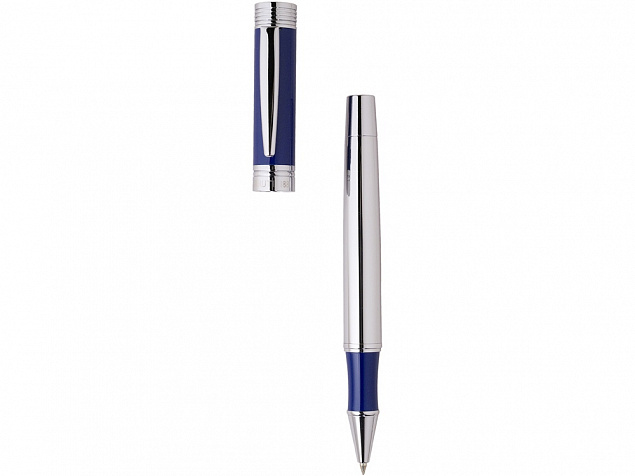 Ручка роллер «Zoom Azur» с логотипом в Нефтекамске заказать по выгодной цене в кибермаркете AvroraStore
