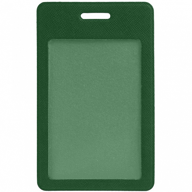 Чехол для пропуска Devon, темно-зеленый с логотипом в Нефтекамске заказать по выгодной цене в кибермаркете AvroraStore