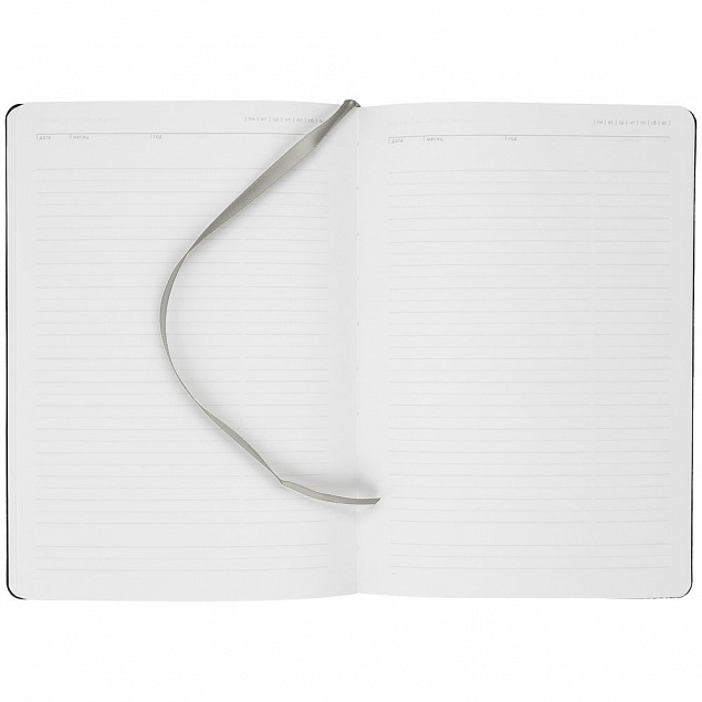 Ежедневник Romano, недатированный, светло-серый с логотипом в Нефтекамске заказать по выгодной цене в кибермаркете AvroraStore