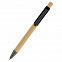 Ручка &quot;Авалон&quot; с корпусом из бамбука, черный с логотипом в Нефтекамске заказать по выгодной цене в кибермаркете AvroraStore