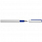 Ручка перьевая PF One, серебристая с синим с логотипом в Нефтекамске заказать по выгодной цене в кибермаркете AvroraStore