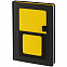 Ежедневник Mobile, недатированный, черно-желтый с логотипом в Нефтекамске заказать по выгодной цене в кибермаркете AvroraStore