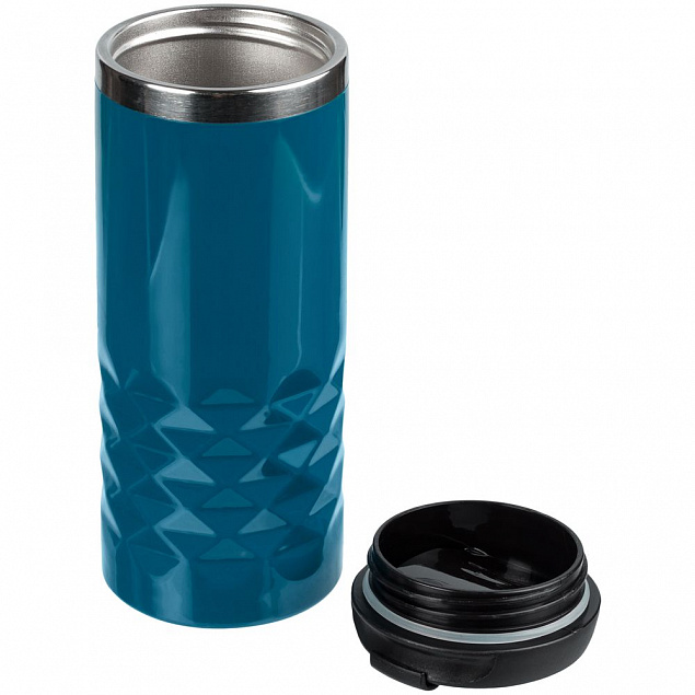 Термостакан Prism, темно-синий с логотипом в Нефтекамске заказать по выгодной цене в кибермаркете AvroraStore