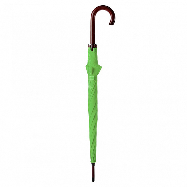 Зонт-трость Standard, зеленое яблоко с логотипом в Нефтекамске заказать по выгодной цене в кибермаркете AvroraStore