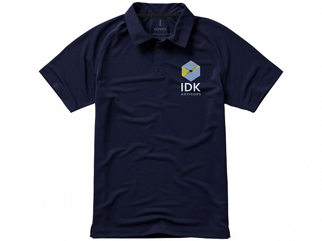 Рубашка поло Ottawa мужская, темно-синий с логотипом в Нефтекамске заказать по выгодной цене в кибермаркете AvroraStore