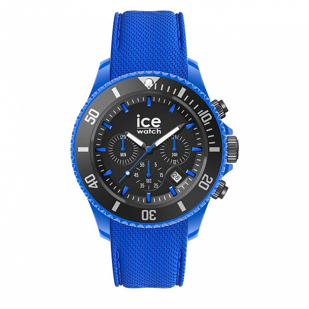 Часы наручные ICE chrono-Neon,синий с логотипом в Нефтекамске заказать по выгодной цене в кибермаркете AvroraStore
