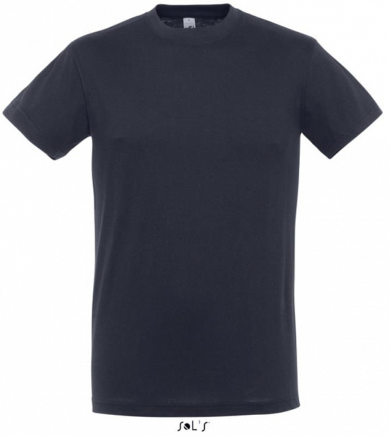 Фуфайка (футболка) REGENT мужская,Темно-синий 3XL с логотипом в Нефтекамске заказать по выгодной цене в кибермаркете AvroraStore