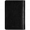 Обложка для паспорта Remini, черная с логотипом в Нефтекамске заказать по выгодной цене в кибермаркете AvroraStore