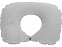 Подушка под шею с помпой Push, серый с логотипом в Нефтекамске заказать по выгодной цене в кибермаркете AvroraStore
