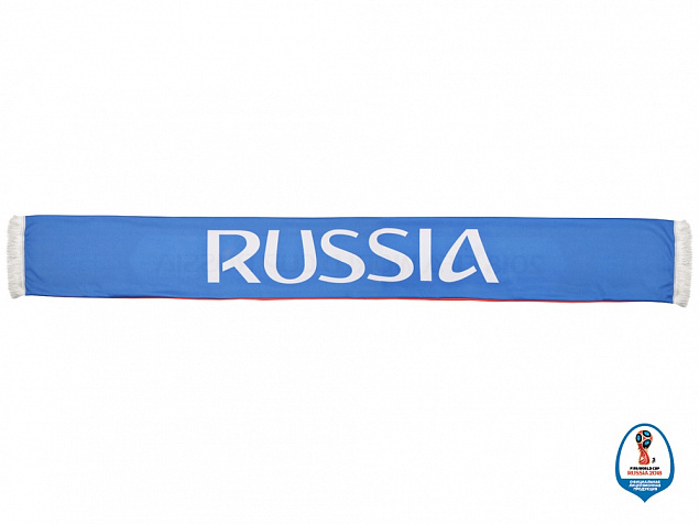 Шарф Россия трикотажный 2018 FIFA World Cup Russia™ с логотипом в Нефтекамске заказать по выгодной цене в кибермаркете AvroraStore