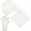 Перчатки сенсорные Urban Flow, молочно-белые с логотипом в Нефтекамске заказать по выгодной цене в кибермаркете AvroraStore