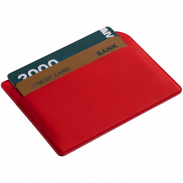 Чехол для карточек Dorset, красный с логотипом в Нефтекамске заказать по выгодной цене в кибермаркете AvroraStore