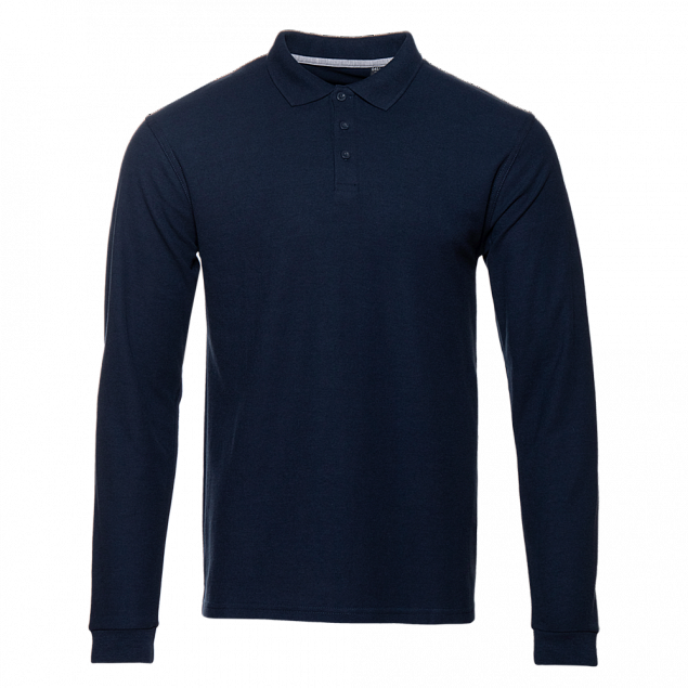 Рубашка поло Рубашка мужская 04S Тёмно-синий с логотипом в Нефтекамске заказать по выгодной цене в кибермаркете AvroraStore